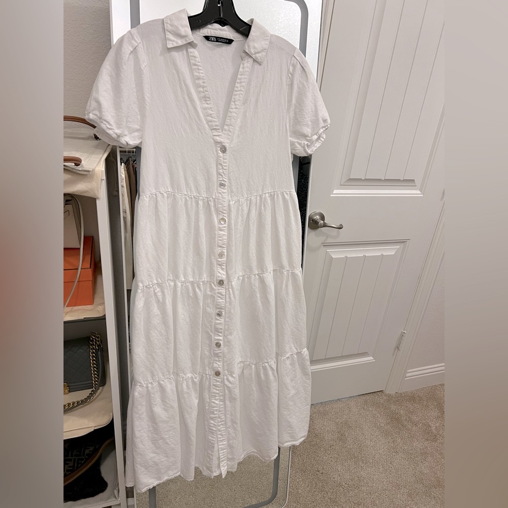 ZARA cotton maxi dress